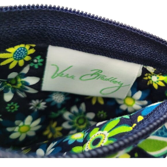 VERA BRADLEY Daisy Daisy Zip Coin Purse - New With Tags - Picture 4 of 4